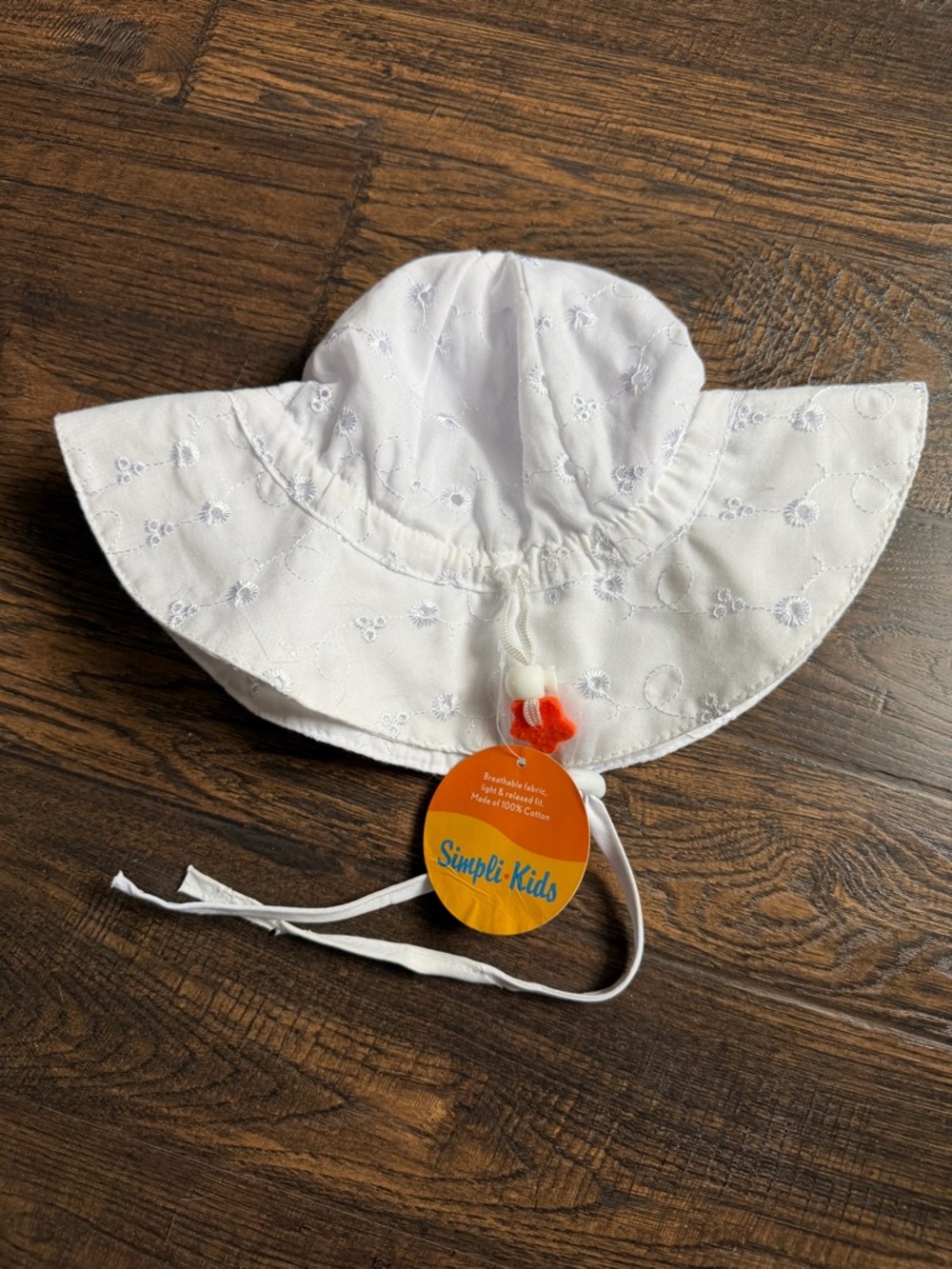 Simplikids white sun hat UPF 50+